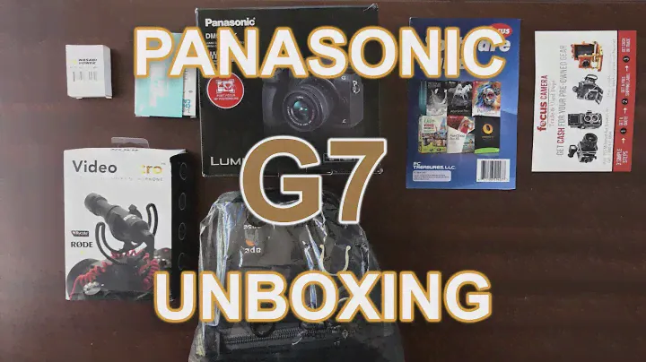 Panasonic G7 Unboxing 2017 Combo edition