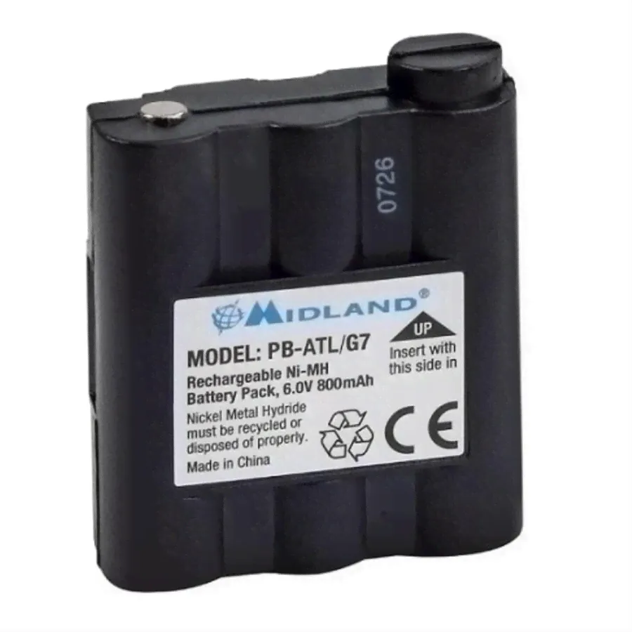 Midland PB-ATL/G7 Аккумулятор для рации 6v 800mAh-0