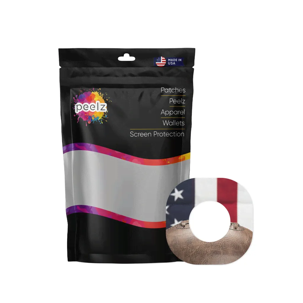 Football Patch Tape Designed for the DEXCOM G7 and Stelo